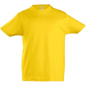 SOLS Kinder Unisex Imperial Zware Katoenen Korte Mouwen T-Shirt (Goud)