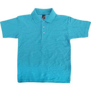 SOLS - Zomer II Pique Polo Shirt - Blauw - Kinder Unisex