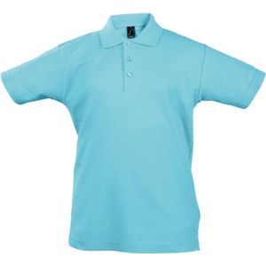 SOLS Kinder Unisex Zomer II Pique Polo Shirt (Hemelsblauw)