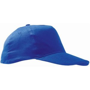 SOLS Unisex Sunny 5 Panel Baseball Cap (Koningsblauw)