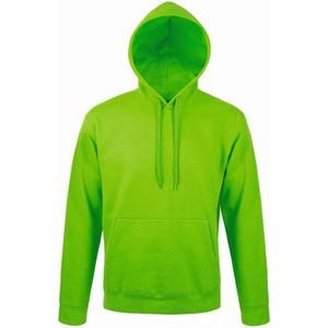 SOLS - Snake - Hoodie - Kalk - Geborsteld Vlies, Gevoerde Capuchon, 50% Katoen 50% Polyester