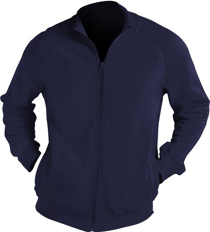 SOLS Heren Sundae Full Zip Sweat Jacket (Marine)