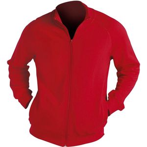 SOLS Heren Sundae Full Zip Sweat Jacket (Rood)