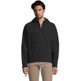 Jack - Ademend - Zwart - Stretch Soft Shell Stof