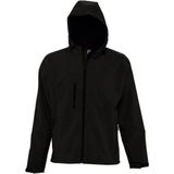 Jack - Ademend - Zwart - Stretch Soft Shell Stof
