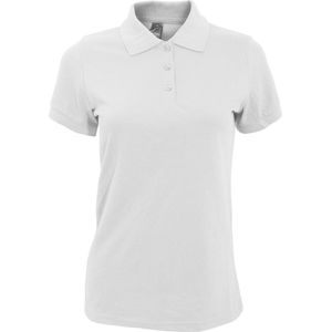 SOLS Dames dames Prime Pique Polo Shirt (Wit)