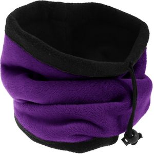 Floso Vrouwen/dames Multipurpose Fleece Neckwarmer Snood / Hoed  (Paars)