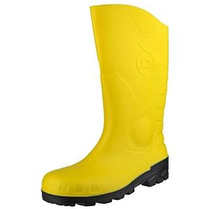 Dunlop Devon Unisex Yellow Safety Wellington Boots