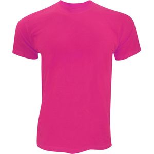 Fruit Of The Loom Heren Originele T-shirt korte mouwen (Fuchsia)