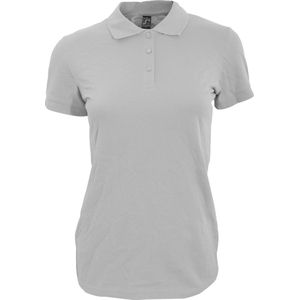 SOLS Dames dames Perfect Pique Poloshirt met korte mouwen (Grijze Mergel)