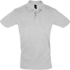 SOLS Heren Perfect Pique Korte Mouw Poloshirt (Grijze Mergel)