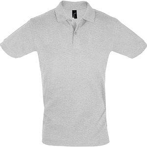 SOLS Heren Perfect Pique Korte Mouw Poloshirt (Grijze Mergel)