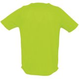 SOLS Heren Sportief T-Shirt met korte mouwen Performance (Neon Groen)