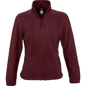SOLS - North Full Zip Fleece Jacket - Bourgondië - Dames