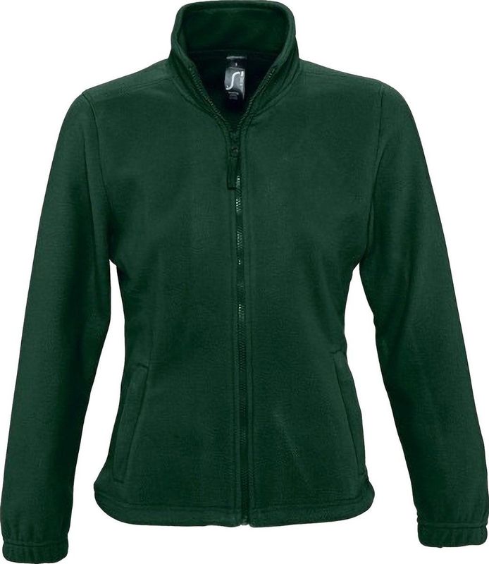SOLS - North Full Zip - Outdoor Fleece Jacket - Bosgroen