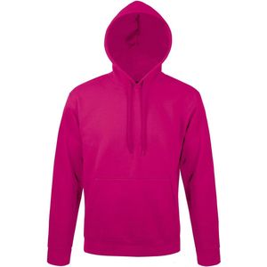 Hoodie - Gevoerde Capuchon - Geborsteld Vlies - 50% Katoen 50% Polyester