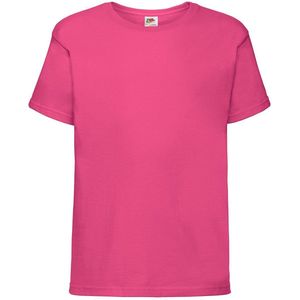Fruit Of The Loom Kids SofspunÂ® - Fuchsia Roze - 140 - 9/11 Jaar
