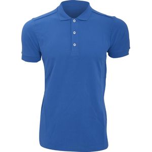 Russell - Korte Mouw Poloshirt - Azuurblauw