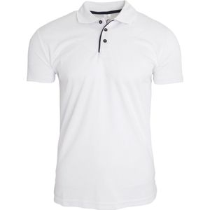 SOLS Heren Performer korte mouw Pique Polo Shirt (Wit)