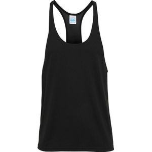 Awdis Gewoon Cool Menselijke Gewone Spier Sport/Gym Vest Top (Jet Zwart)
