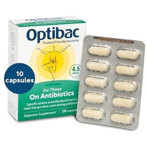 Optibac For Those on Antibiotics - Verpakking met 10 Capsules