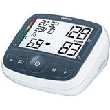 Beurer BM 40 Bovenarm bloeddrukmeter met Aritmie et Hypertensie detectie, XL display en 2x60 geheugen