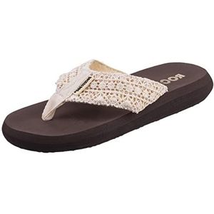 Rocket Dog Spotlight Lima Womens zwart Flip Flop, Beige, 39 EU