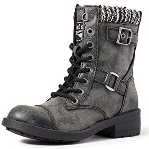 Rocket Dog Thunder Combat Boots voor dames, Zwart zwart zwart Ag7, 39 EU