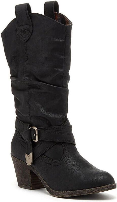 Rocket Dog - Sidestep - Cowboylaarzen - Zwart - Synthetisch - Slouchy Design