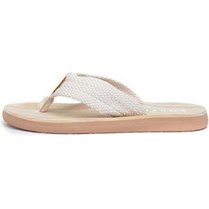 Rocket Dog Adios slippers voor dames, Webbing Dubbele Crème, 37 EU