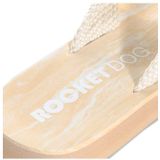 Rocket Dog - Adios - Teenslippers - Crèmekleur - Textiel - Synthetische Zool