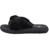 Rocket Dog Slade slippers voor dames, Zwart bont, 39 EU