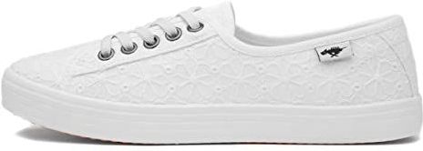 Rocket Dog - Chow Chow Elsie - Pumps - Wit - Canvas - Floral Borduursel