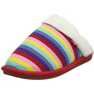 Rocket Dog Rosie, pantoffels voor dames, Meerkleurig rolgordijn, rood, 38 EU