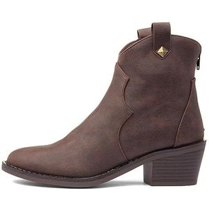 Rocket Dog - Yolanda - Enkellaarsjes - Bruin - Nep Leer