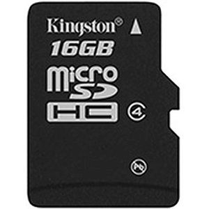 Kingston microSDHC SDC4/16GBSP Klasse 4 Flash Card Single