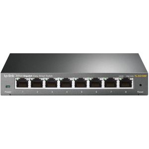 TP-Link TL-SG108E - Netwerk Switch - Smart Managed - 8 Poorten - Gigabit