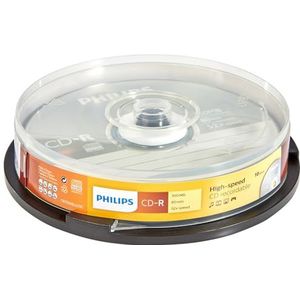 Philips CR7D5NB10/00 CD-R onbewerkt 80 min 52x 700MB 10er spindel