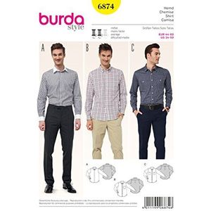 burda patroon hemd 6874