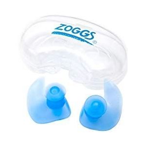 Zoggs Aqua Plugz, oordopjes om te zwemmen, herbruikbare siliconen oordopjes (verpakking kan variëren) Blauw 14+ jaar