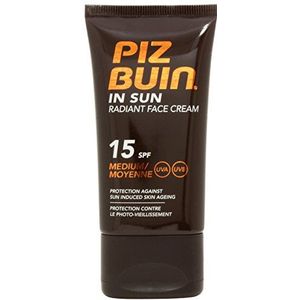 Piz Buin In Sun Radiant Face Cream SPF 15 (Medium) 40ml