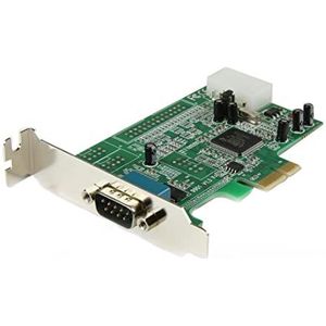 StarTech.com 1-port PCI Express RS232 Serial Adapter Kaart, PCIe RS232 Serial Host Controller Kaart, PCIe naar Serieel DB9, 16550 UART, Low Profile Uitbreidingskaart, Windows & Linux (PEX1S553LP)
