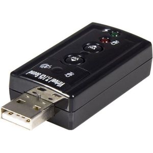 StarTech.com Virtuele 7.1 USB Stereo Audio Adapter Externe Geluidkaart