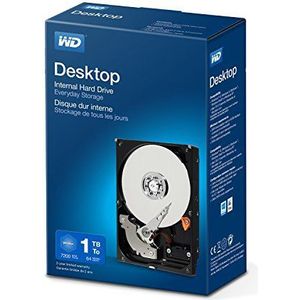 Western Digital Blue 1TB 3.5 Zoll Interne Festplatte - 5400 RPM Class, SATA 6 Gb/s, 64MB Cache, WDBH2D0010HNC-ERSN