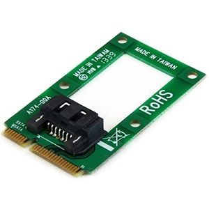 StarTech.com 2,5"" of 3,5"" mSATA naar DD / SSD adapter - Mini SATA naar SATA converter kaart voor DD / SSD