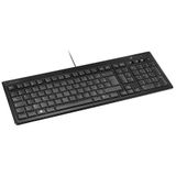 Kensington, Draadloos toetsenbord, ultra plat, Advance Fit, AZERTY, zwart, K72357FR
