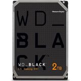 WD_BLACK 2TB prestatie 3,5"" interne harde schijf - 7200 RPM-klasse, SATA 6 Gb/s, 64 MB Cache