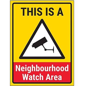 VSafety raamsticker ""This Is A Neighbourhood Watch Area"", 300 x 400 mm