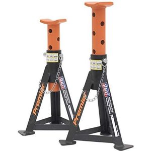Sealey AS3O asstandaards (paar) 3ton capaciteit per standaard - oranje