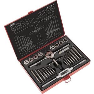 Sealey AK3028 Tap & Die Set 28pc Split Dies Metric
